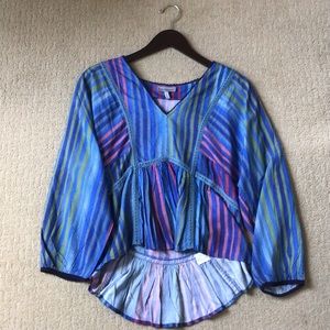 Conditions Apply Estelle Blue Blouse. Size S